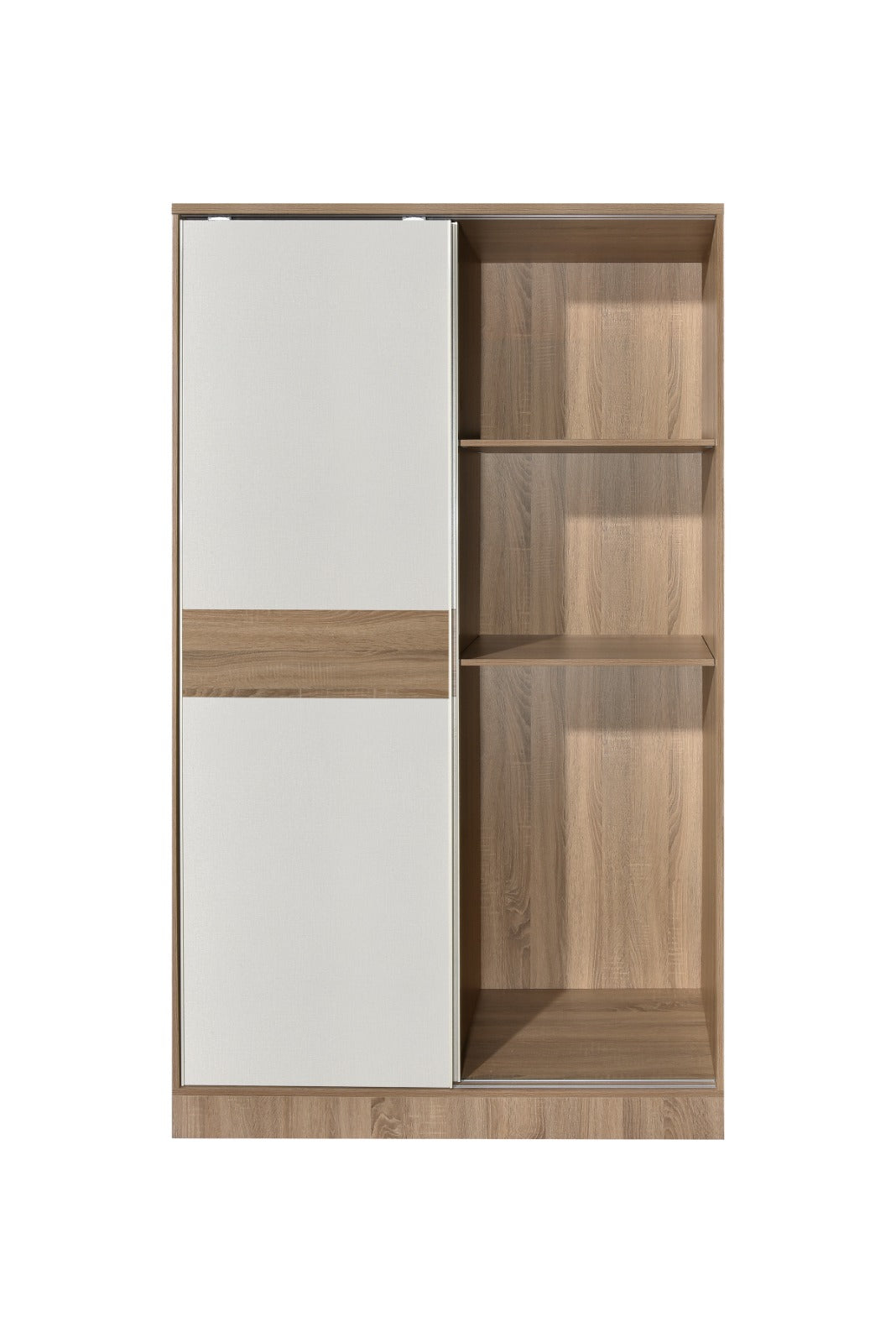 木之語 白橡木色趟門衣櫃