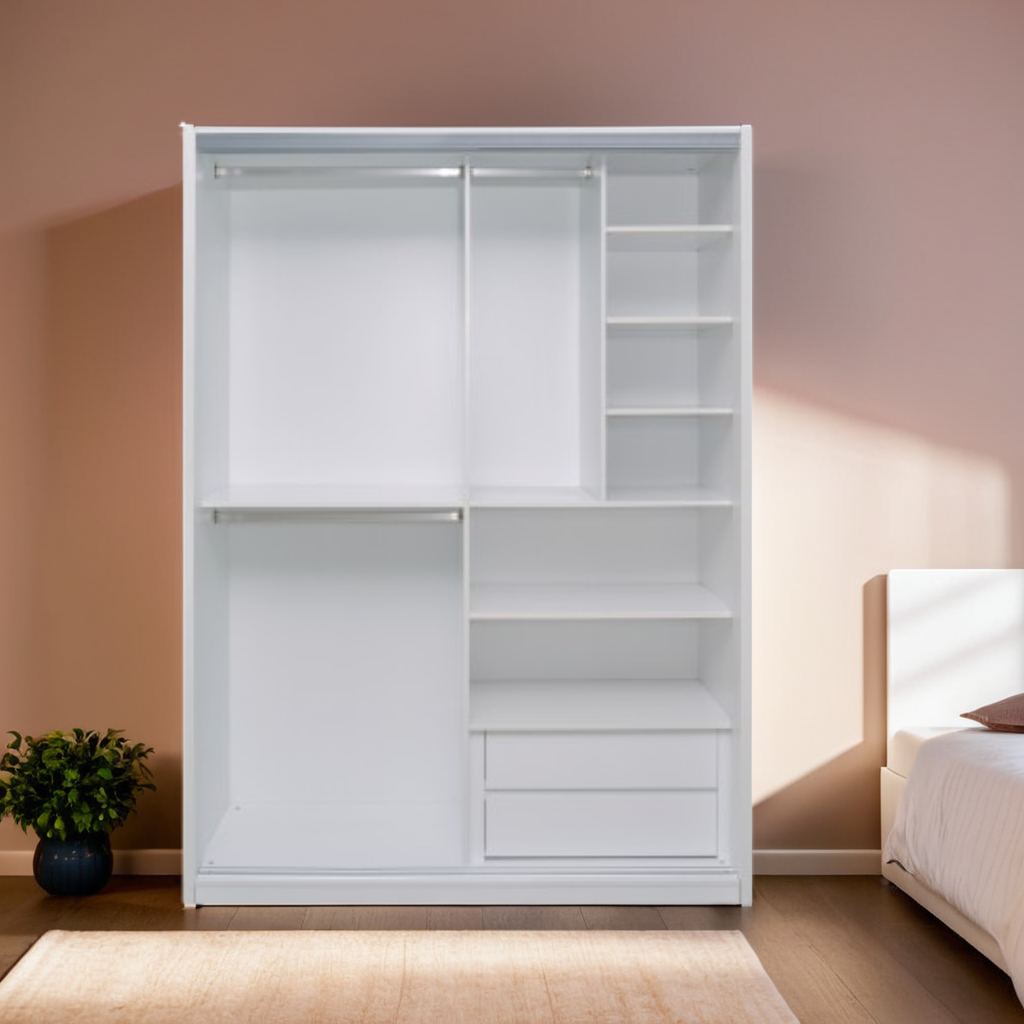 尤加利-1500MM趟門衣櫃(ANWB-7160)