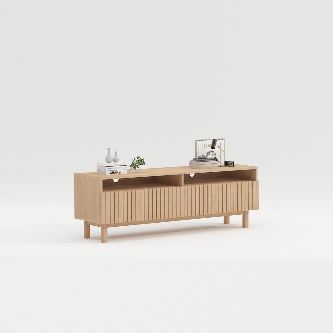 Miami 木電視櫃-原木色