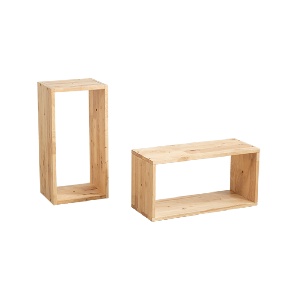 自然木語 魔術收納/展示櫃(長方形組合)