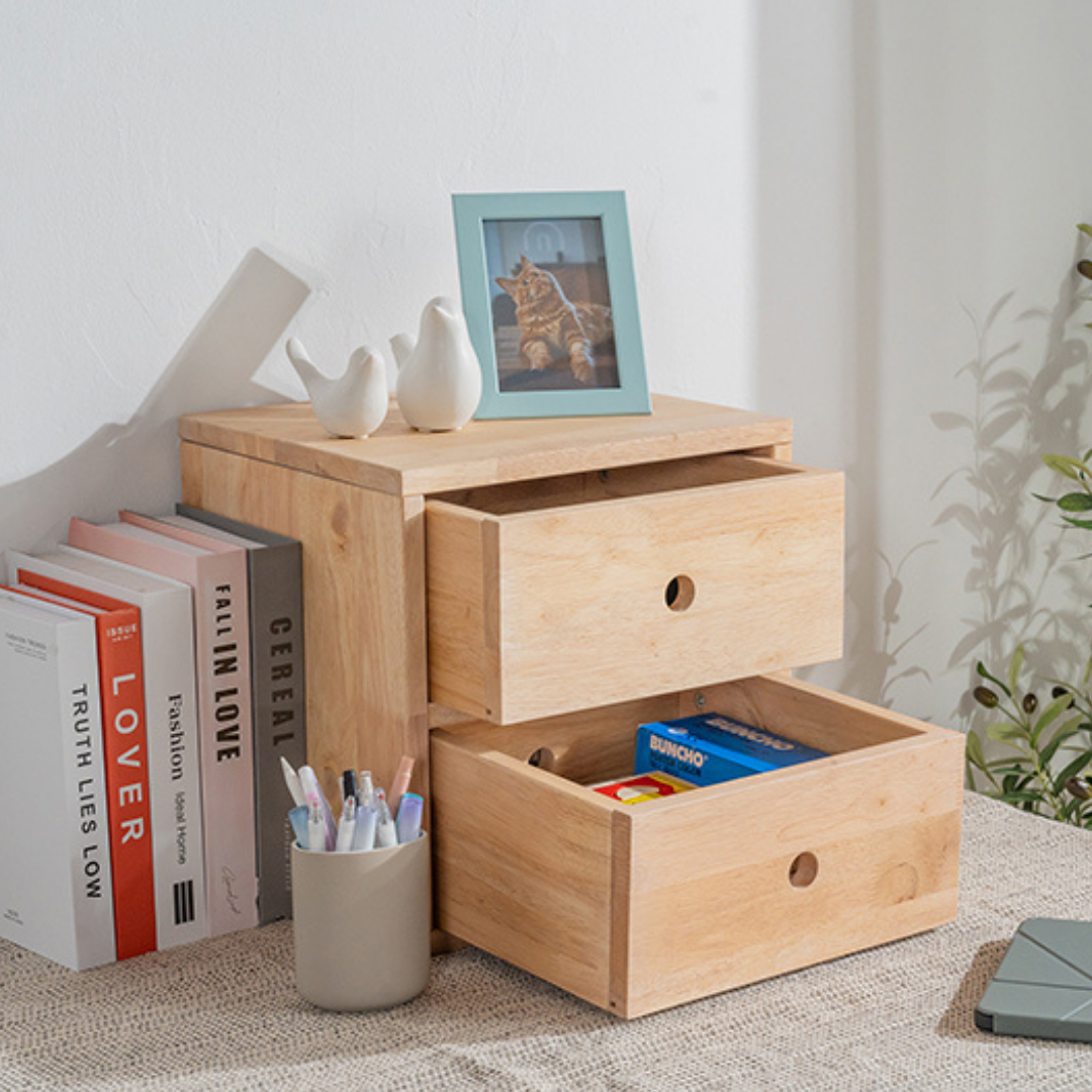 自然木語 儲物架抽屜組合