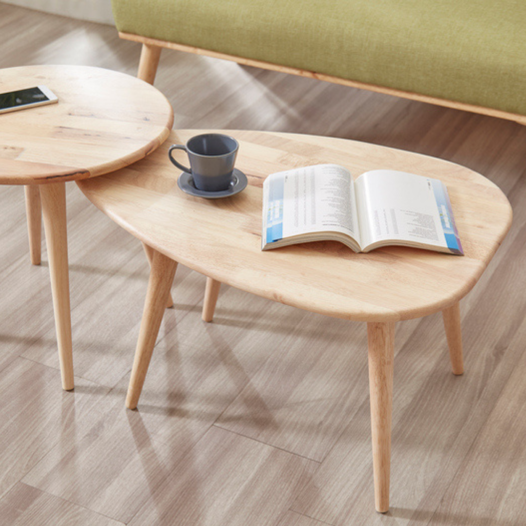 自然木語 木咖啡檯(2件組)
