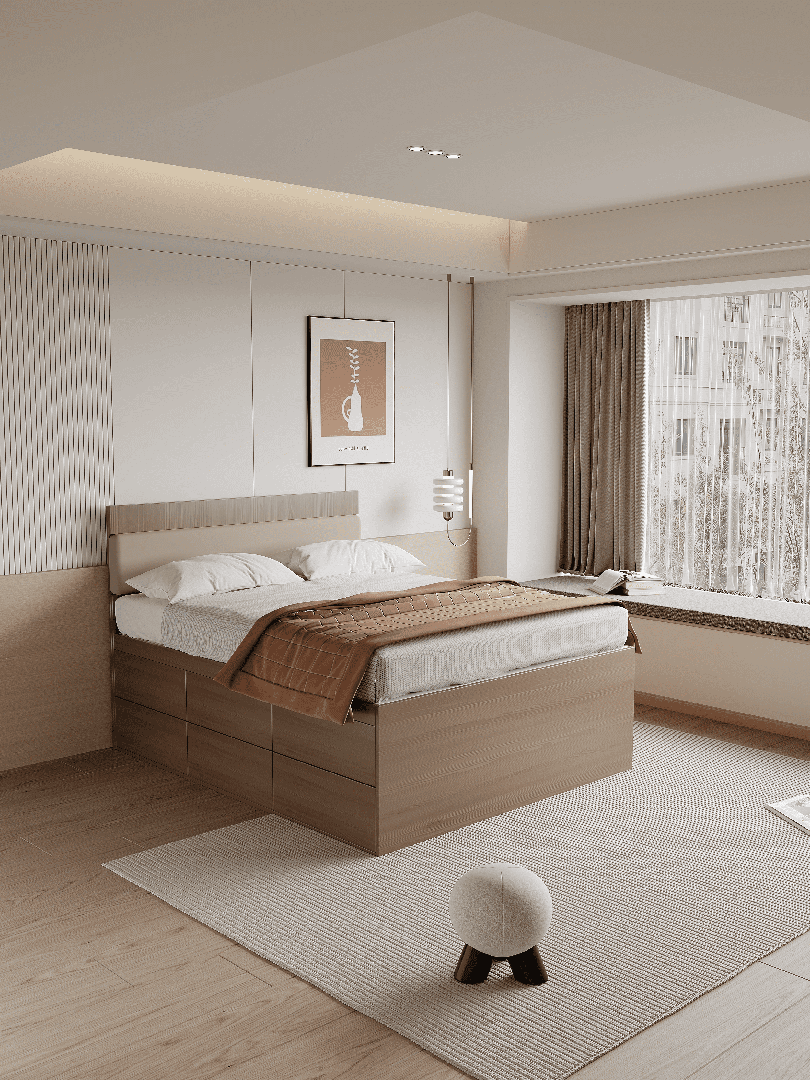 木之語 六櫃桶屏床