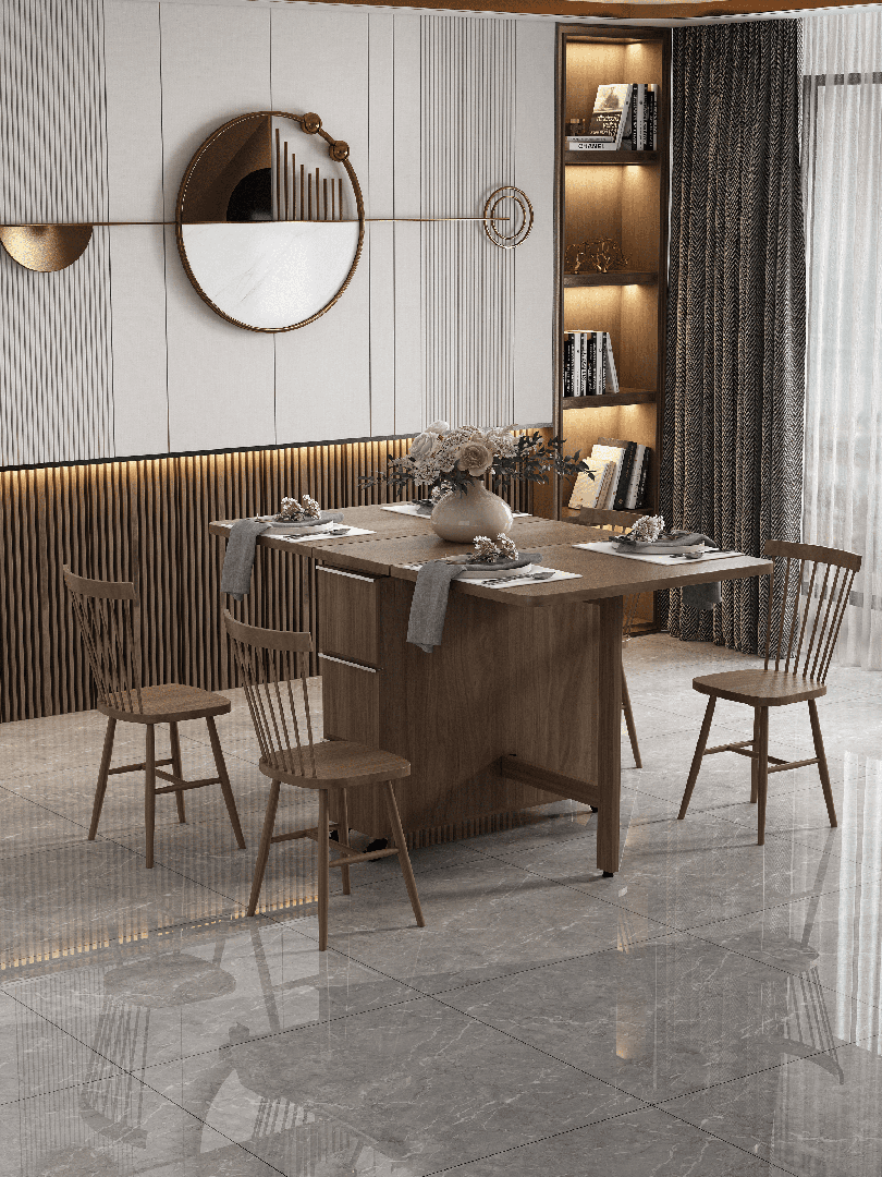 木之語 灰木紋多用途摺檯