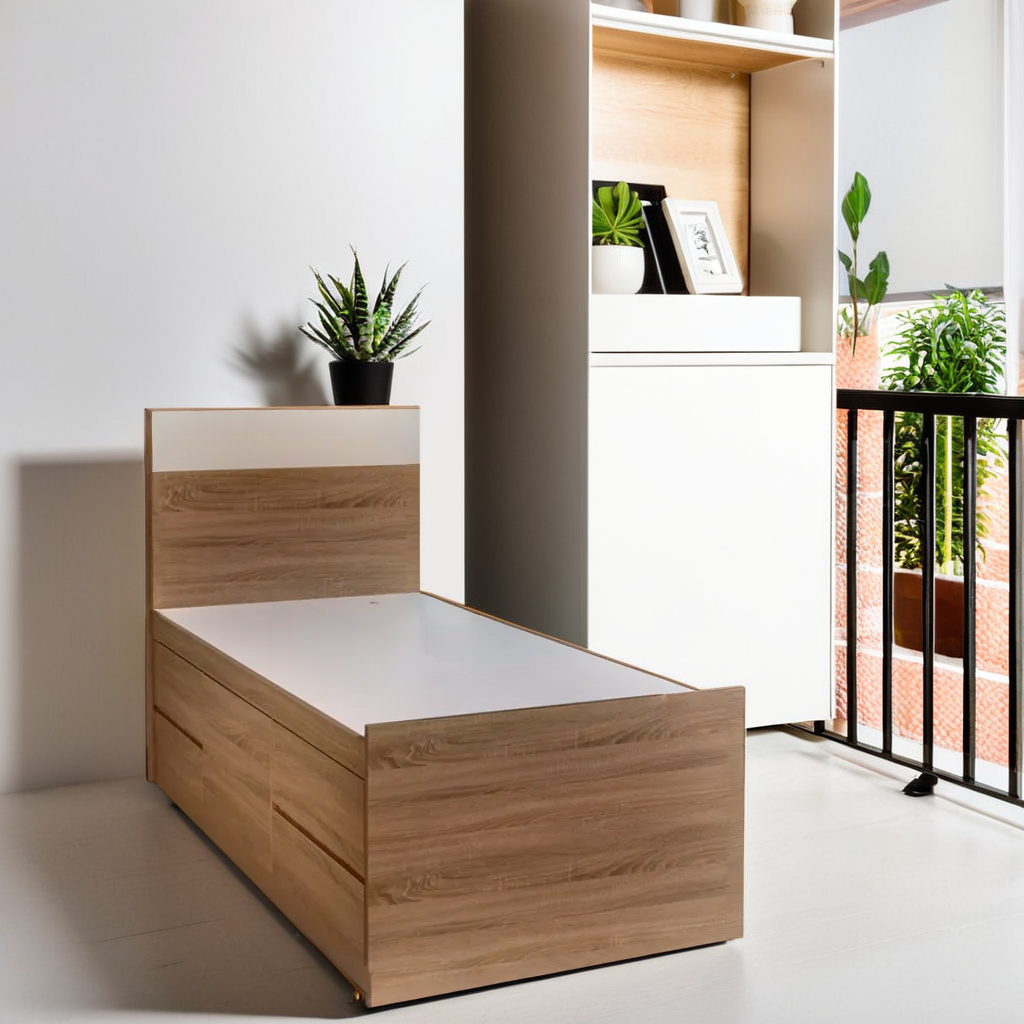 木之語 白橡木色五櫃桶床