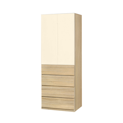 木之語 36" 白橡木色雙門衣櫃