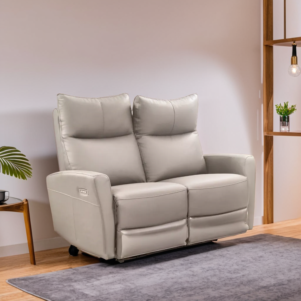 August 半真皮梳化 (兩座位六電動)