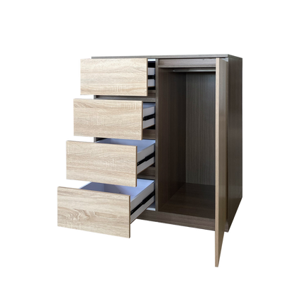 木之語 36"薰衣草配橡木色西裝櫃