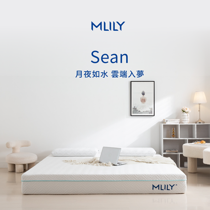 MLILY SEAN 22cm 獨立袋裝彈簧0壓棉床褥