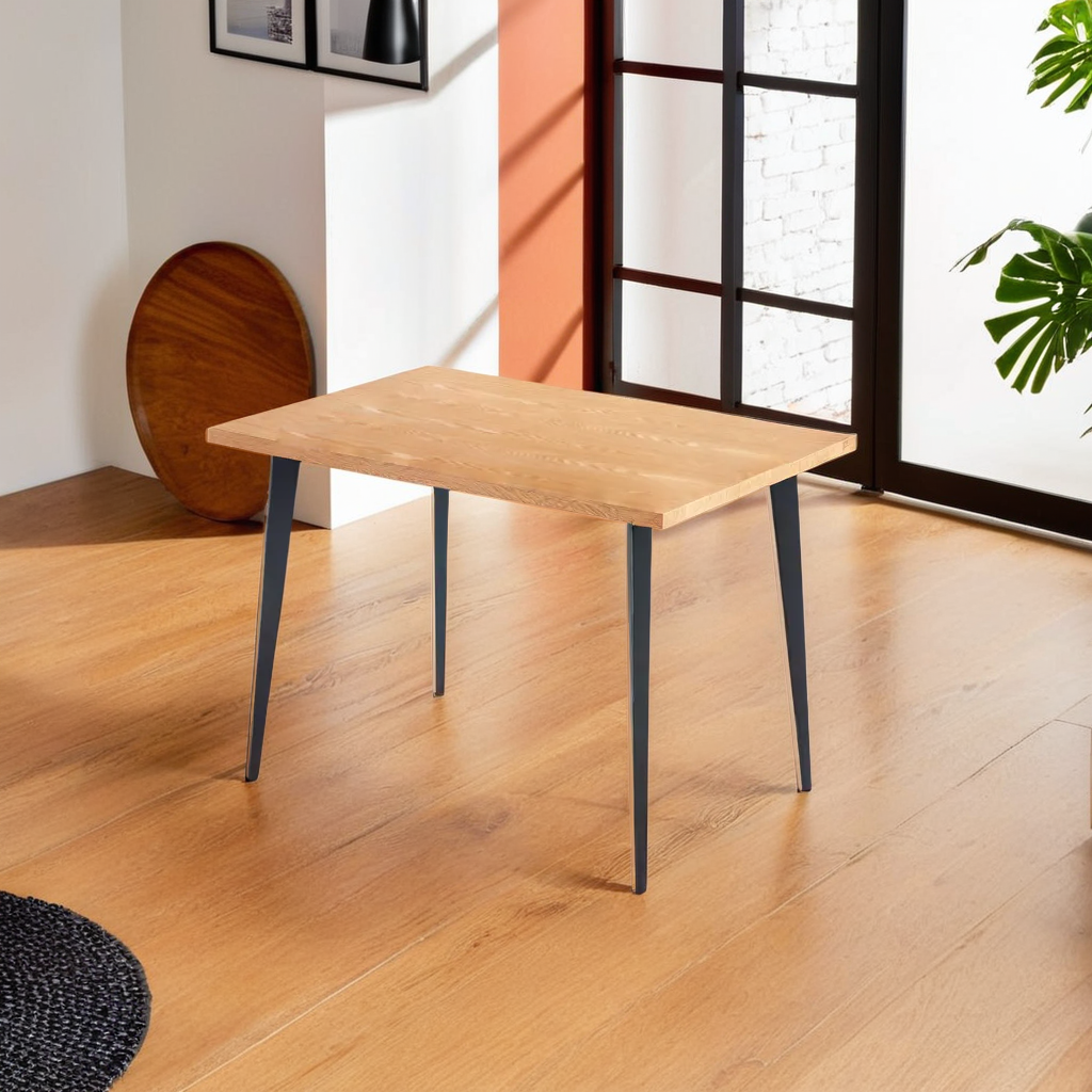 Manhattan 簡約餐檯-原木色連餐椅 (1檯4椅套裝)