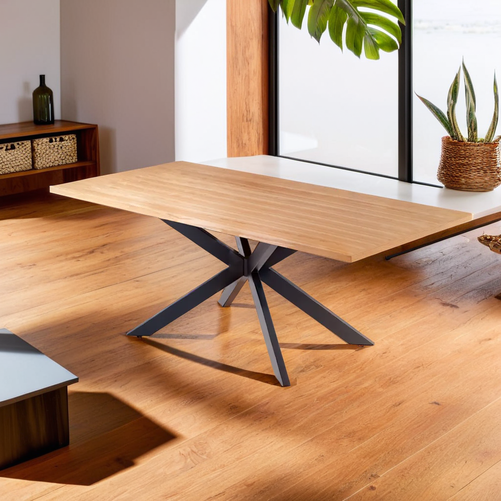 Manhattan 2米簡約餐檯-原木色