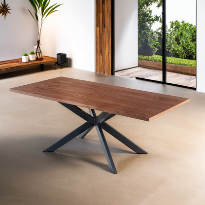 Manhattan 2米簡約餐檯-胡桃木色