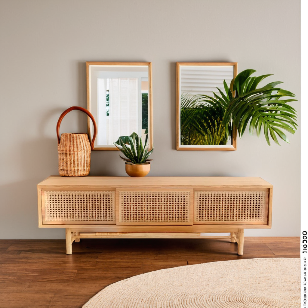 Miami 藤織門木電視櫃