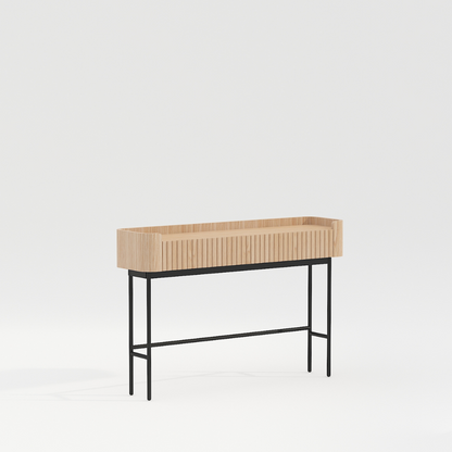 Miami 兩櫃桶木書檯 (2536)