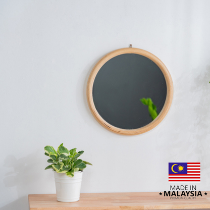 自然木語 月亮圓鏡(38cm)