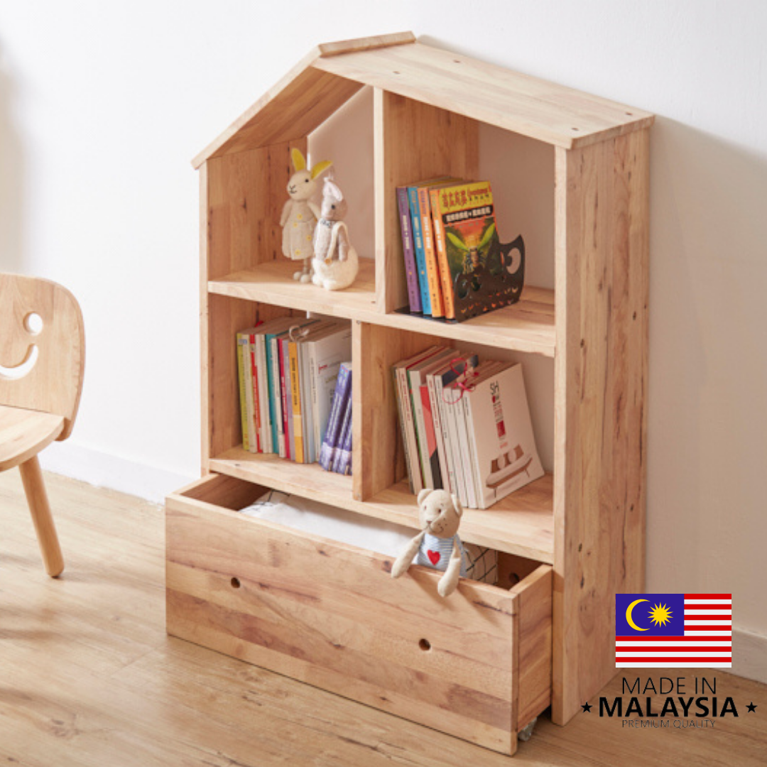 自然木語 小木屋儲物架