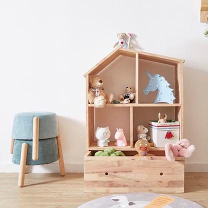 自然木語 小木屋儲物架