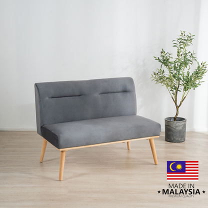 自然木語 布藝木梳化(雙座)