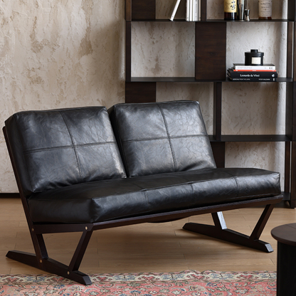 ADRANK Bruce梳化(SF-183)-125-85-復古黑色