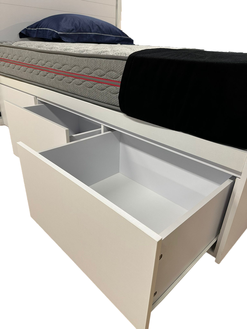 仙境白三櫃桶床