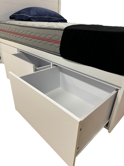 仙境白三櫃桶床